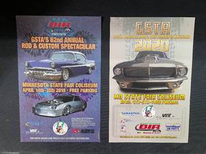 lot 310 image: Lot of 2 Annual GSTA posters 2018 (62nd) and 2020 (64th)