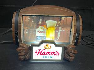 lot 161 image: Hamms Beer barrel flipper