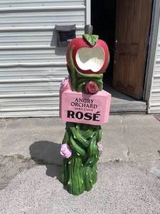 lot 169 image: Angry Orchard Hard Cider Rose retail display