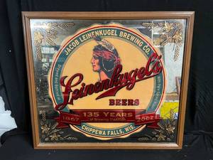 lot 176 image: Leinenkugels Beers 135 Years, mirror