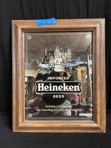 lot 177 image: Heineken Beer mirror