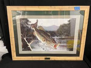 lot 178 image: Windsor Flying High Collection limited edition, framed bass print