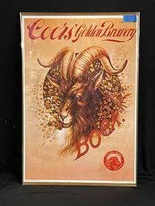 lot 97 image: Coors Golden Brewery poster