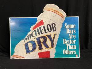 lot 270 image: Michelob Dry tin tacker