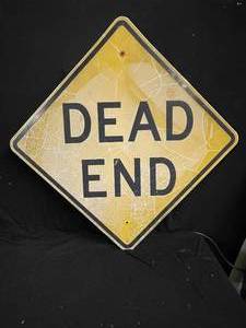 lot 285 image: Dead End road sign