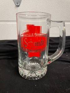 lot 318 image: Lot of 24 Schmidt glass beer mugs, NIB New in Box
