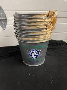 lot 331 image: Lot of  Rolling Rock Beer ice buckets, NOS