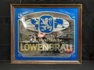 lot 135 image: Lowenbrau mirror