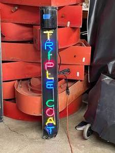 lot 236 image: Triple Coat car wash neon