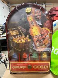 lot 162 image: Captain Morgan Gold Cannonball display  pachinko machine