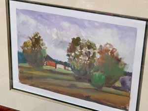 Framed Contemporary Landscape