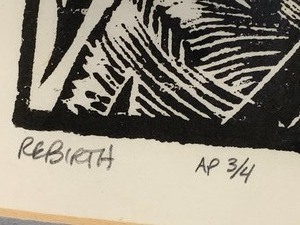 Framed Block Print- Artist Proof