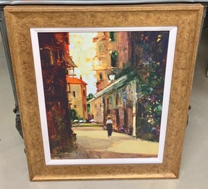 Large Framed Print on Canvas