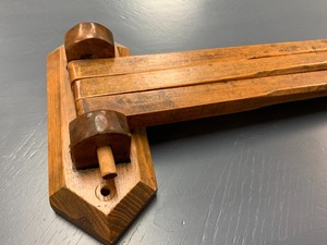 Wall Mounted Vintage Wooden Towel Bar