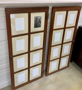 Pair of Vintage Window Panes