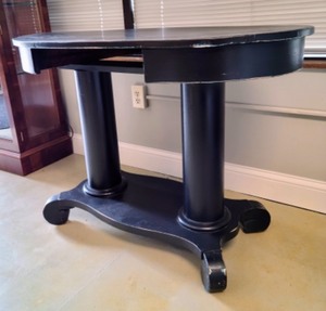 Vintage Oval Painted Accent Table