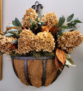 Decorative Metal Wall Basket