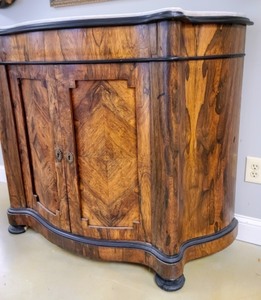 Vintage Marble Topped Cabinet