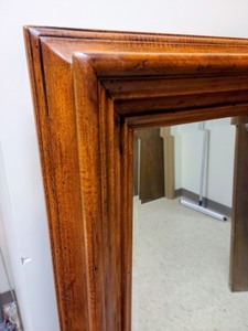 Large Wood Wall Mirror