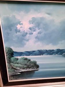 Framed Vintage Painting by Toselli