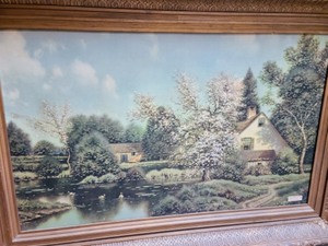 Framed Apple Blossom Time Print