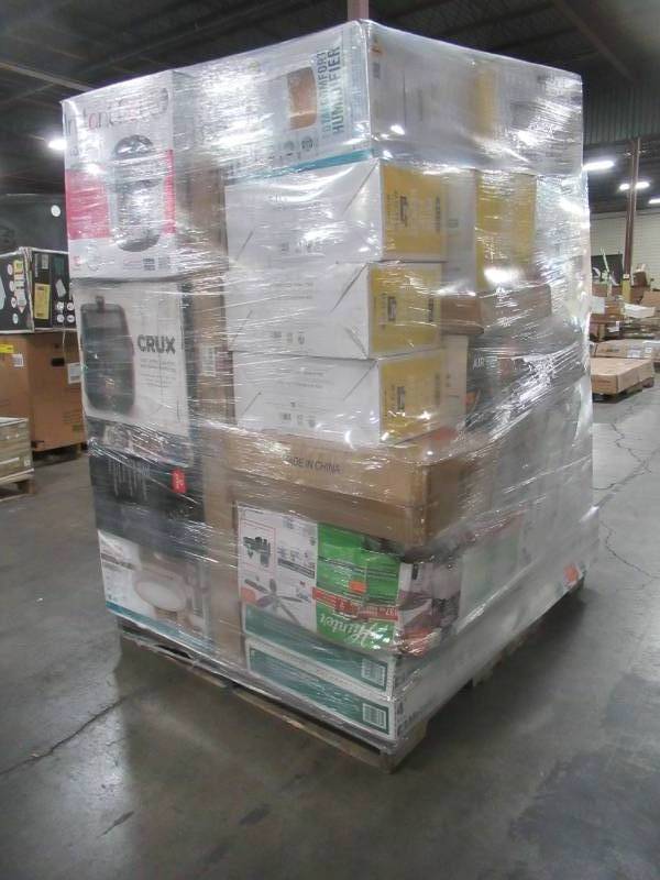 lot 200 image: WHOLESALE MIXED PALLET OF SMALL KITCHEN APPLIANCES, COOKWARE AND HOUSEWARES