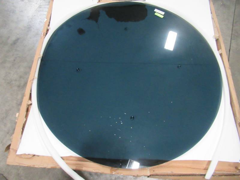 lot 328 image: Dark Glass Table Top - 54 in. Round 2768847