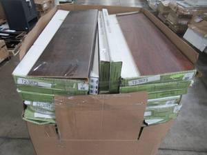 lot 306 image: WHOLESALE MIXED PALLET OF MISCELLANEOUS CAP-A-TREAD STAIR COVERS