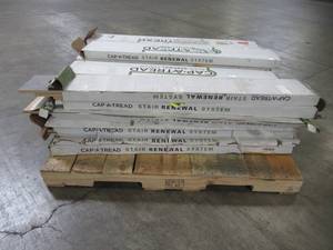 lot 309 image: WHOLESALE MIXED PALLET OF MISCELLANEOUS CAP-A-TREAD STAIR RISERS