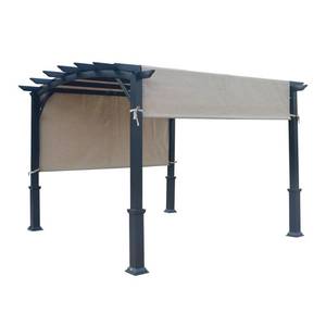 lot 107 image: Taipeng 10 ft. x 10 ft. Curved Roof Pergola, TPPER94033.