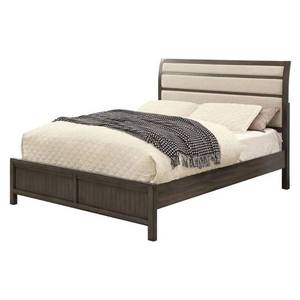 lot 131 image: Williams Home Furnishings Berenice in Gray Eastern King Bed, CM7580GY-EK-BED.