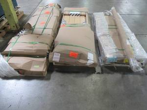 lot 106 image: Large Custom Interior Closet Shelving in White from the Stow Company. Unclaimed Freight. (4 Pallets)
