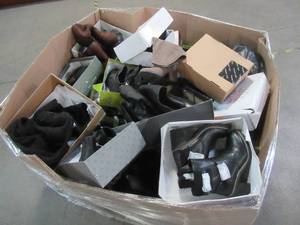 lot 201 image: WHOLESALE MIXED PALLET OF MISCELLANEOUS WOMENS BOOTS AND FOOTWEAR (Various Colors, Styles and Sizes)