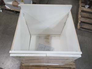 lot 314 image: Design House Brookings RTA Plywood Shaker 25 in. x 22 in. Bath Vanity in White 584839