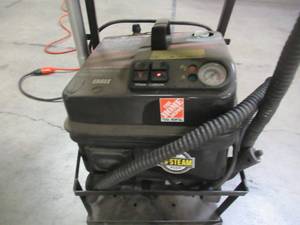 lot 47 image: U.S. Steam Eagle Continuous Fill Steam Cleaning Machine & Cart - 75 PSI HD6100