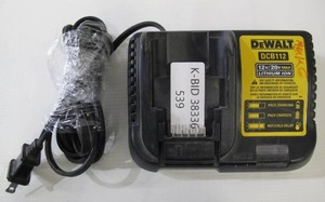 lot 539 image: DeWalt DCB115 12V20V Lithium Ion Battery Charger