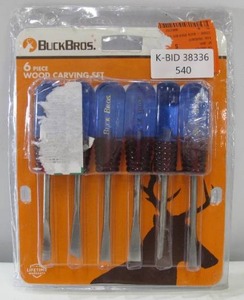 lot 540 image: BuckBros 6-Piece Wood Chisel Set