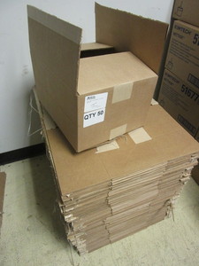 ULINE CARDBOARD BOXES, 16 x 12 x 8