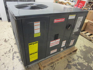 GOODMAN PACKAGED GAS  ELECTRIC HEATING, COOLING UNIT - NEW
