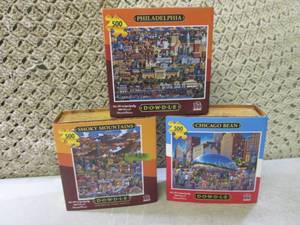 lot 21 image: (BS) Lot of 3 Dowdle Puzzles See Ph...