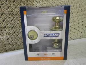 lot 27 image: (BSB) Schlage Security Set Door Har...