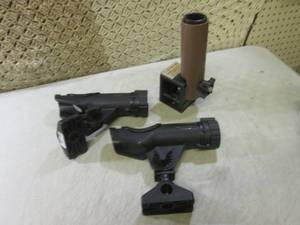 lot 63 image: (F-1) Lot of 3 Fishing Rod Holders...