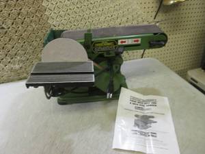 lot 88 image: (RM5) 4 Belt and 6 Disc Sander Wo...