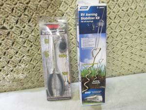 lot 146 image: (CS) RV Awning Stabilizer Kit and R...