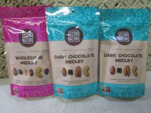 lot 164 image: (B-2) 3 Bags of Mixed Nuts  Chocola...