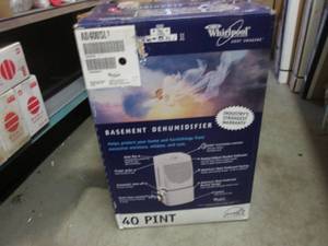 lot 187 image: (RM7) Whirlpool 40 Pint Basement De...