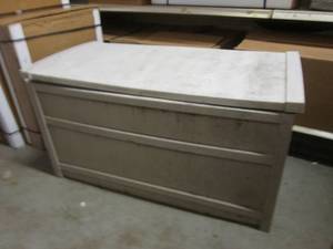 lot 205 image: (RMT) Suncast YardDeck Storage Che...