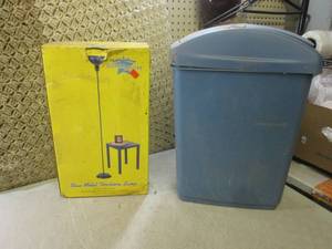 lot 231 image: (BSB) Dorm Room Blue Metal Torch Fl...