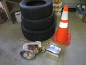 lot 235 image: (FS) 3 Tires Good Tread Large Safet...