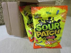 lot 271 image: (C-1) 12 Bags of Sour Patch Kids Ex...